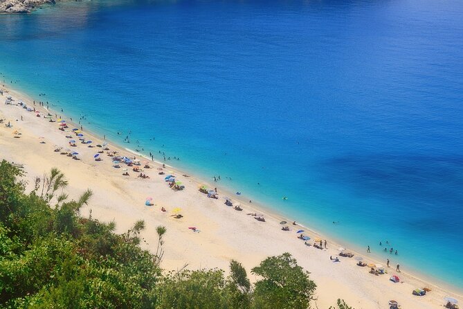 Shore Excursion Kefalonia, Lake Melissani, Myrtos Beach, Fiskardo - Myrtos Beach from the famous overlook