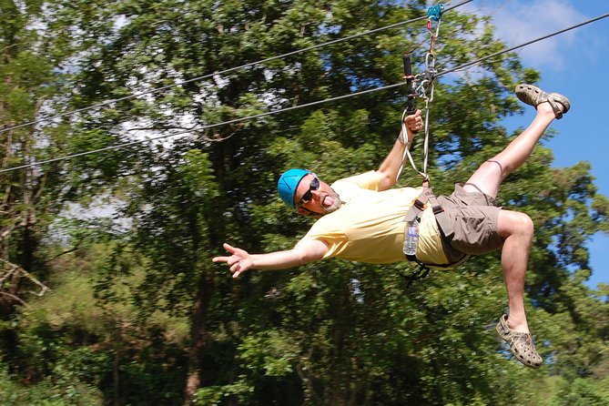 Shore Excursion: V.I.P. DayPass: ATV, Zip Lines, Horseback Riding & Lunch - Eight zip lines, then the pool plunge