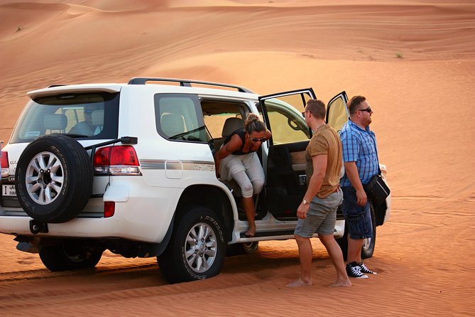 Shore Excursions of Dubai City Tour followed by Desert Safari - Sunset dune driving in an air-conditioned 4x4
