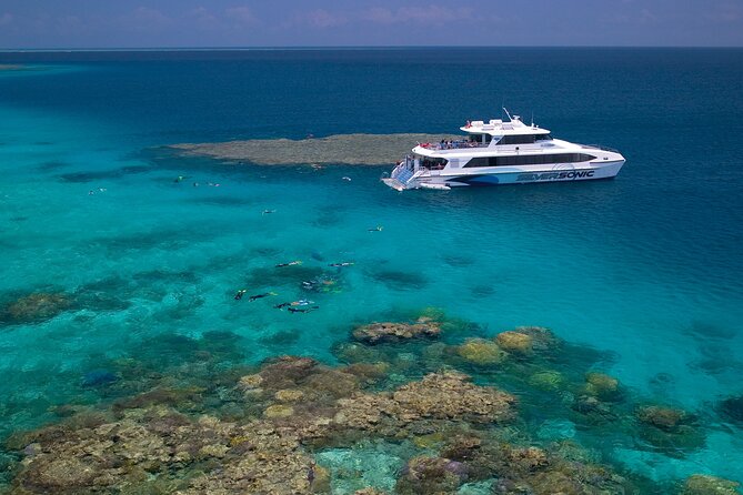 Silversonic Outer Great Barrier Reef Cruise from Port Douglas - The ride out on Silversonic