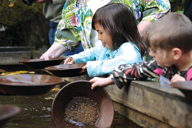 Skagway Shore Excursion: Liarsville Gold Rush Camp, Gold Panning and Salmon Bake Combo - Gold panning: the hands-on centerpiece
