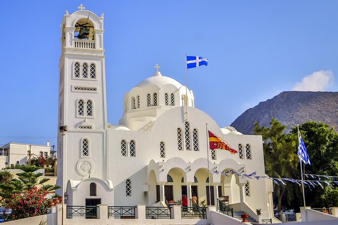 SKIP CABLE CAR® The Original Santorini Tour for Cruise Passengers - Returning by boat to the old harbor