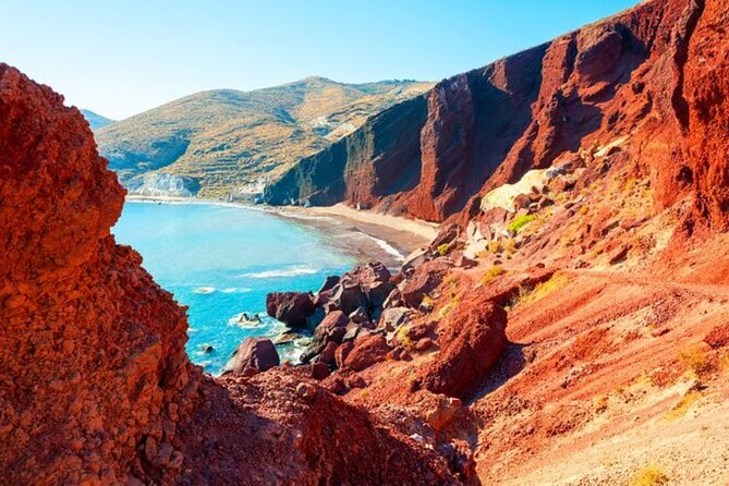 Skip Sky Tram !!! Hassle-Free 5 Hour Tour for Cruise Passengers - Perivolos Beach adds black sand and lunch time