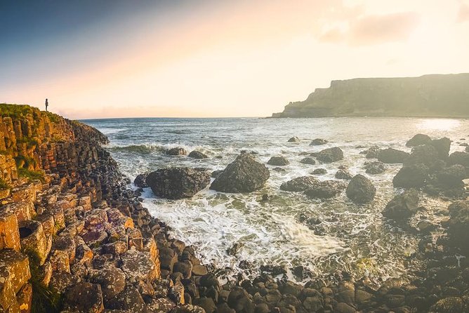 (Small Group) Shore Tour from Belfast: Giant's Causeway and Belfast Day Trip - Getting from the van to the basalt columns