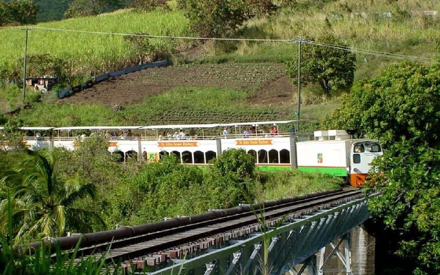 St. Kitts : Sugar Train with Pick Up & Drop-Off & Drinks - Riding St. Kitts’ former sugar railway