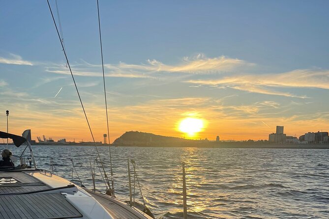 Sunset On A Luxury Sailboat From Port Olimpic - Why Barcelona looks better from Port Olimpic