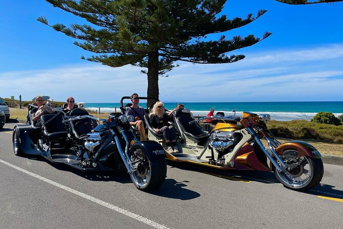 TAURANGA SHORE EXCURSION: Epic 25 min V8 Trike tour of Mt Maunganui & Tauranga - Bay Oval, Zespri, and everyday Tauranga