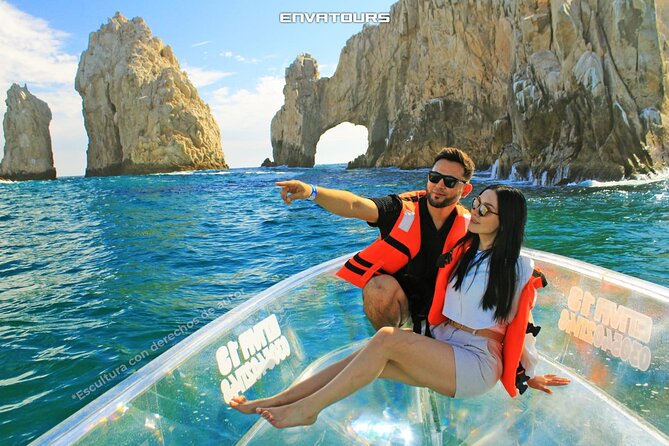 Tour to Arch in the only Clear Boat in Cabo Cruise Hotel PICKUP! - Key points to know before booking