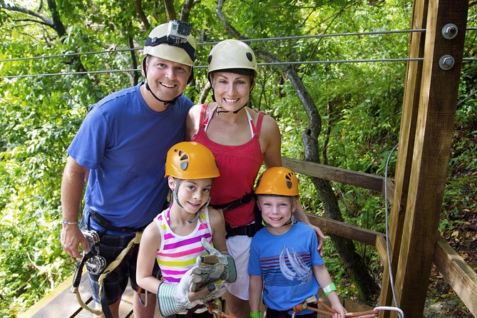 Zipline Canopy Tour & Tortuguero Canal Boat tour. Shore Excursion from Limon - Veragua Rainforest Park and the first five cables